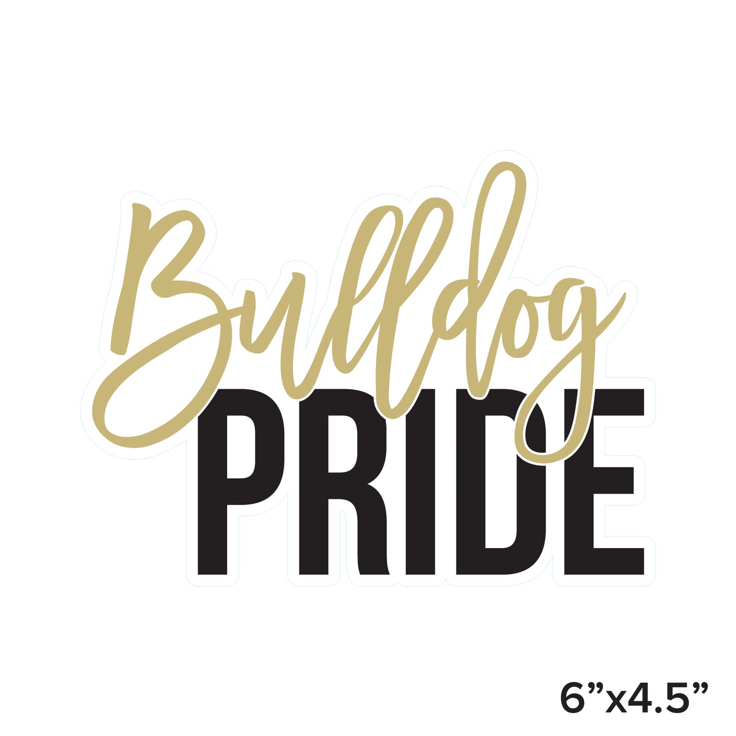 Bulldog Pride Sticker