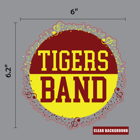 Alexandria Tigers Band Sticker