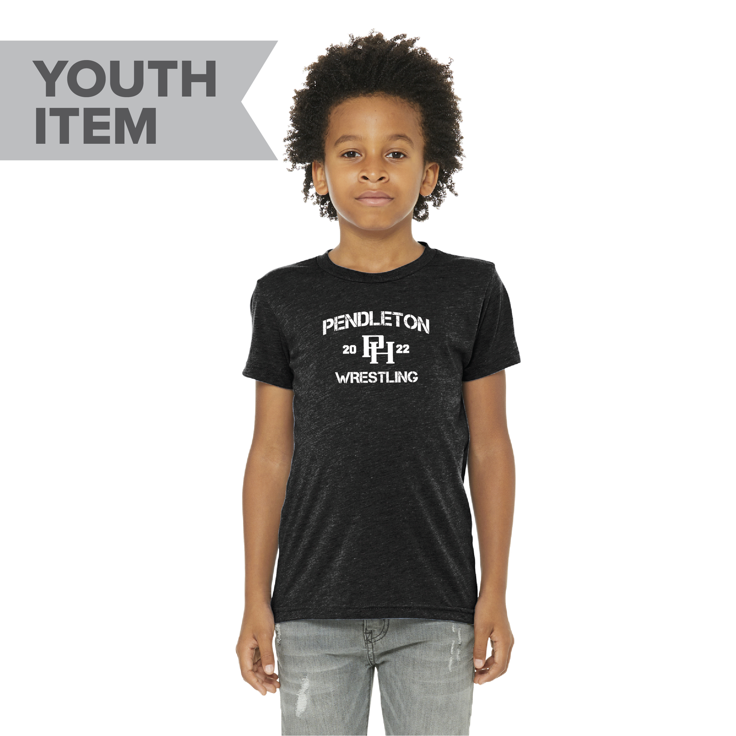 Youth Triblend Short Sleeve Tee - PHHS Wrestling